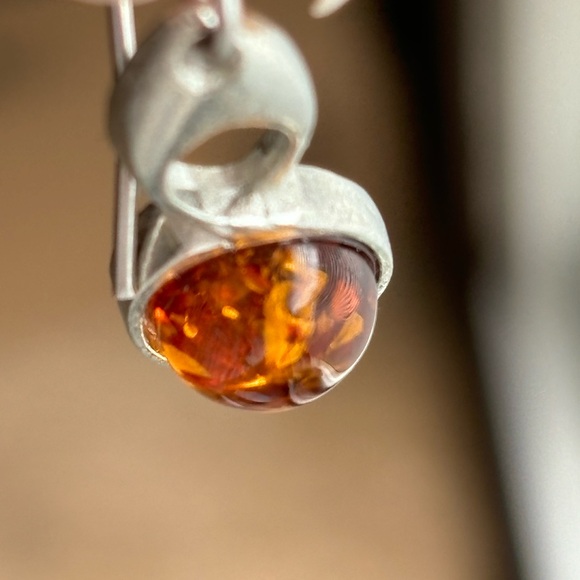 💛St Justin Jewellery – Bird Knot Earrings – AMBER - Picture 4 of 9